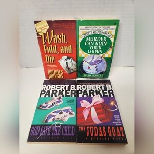 Bundle of 4 Mystery Thriller Suspense Paperback Books